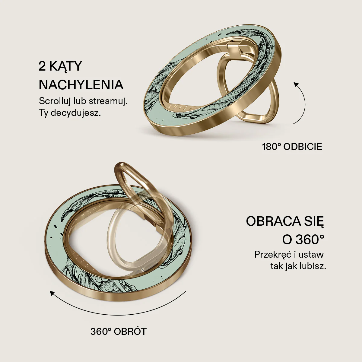 Pisces - Magnetyczny Okrągły Uchwyt - Image 35