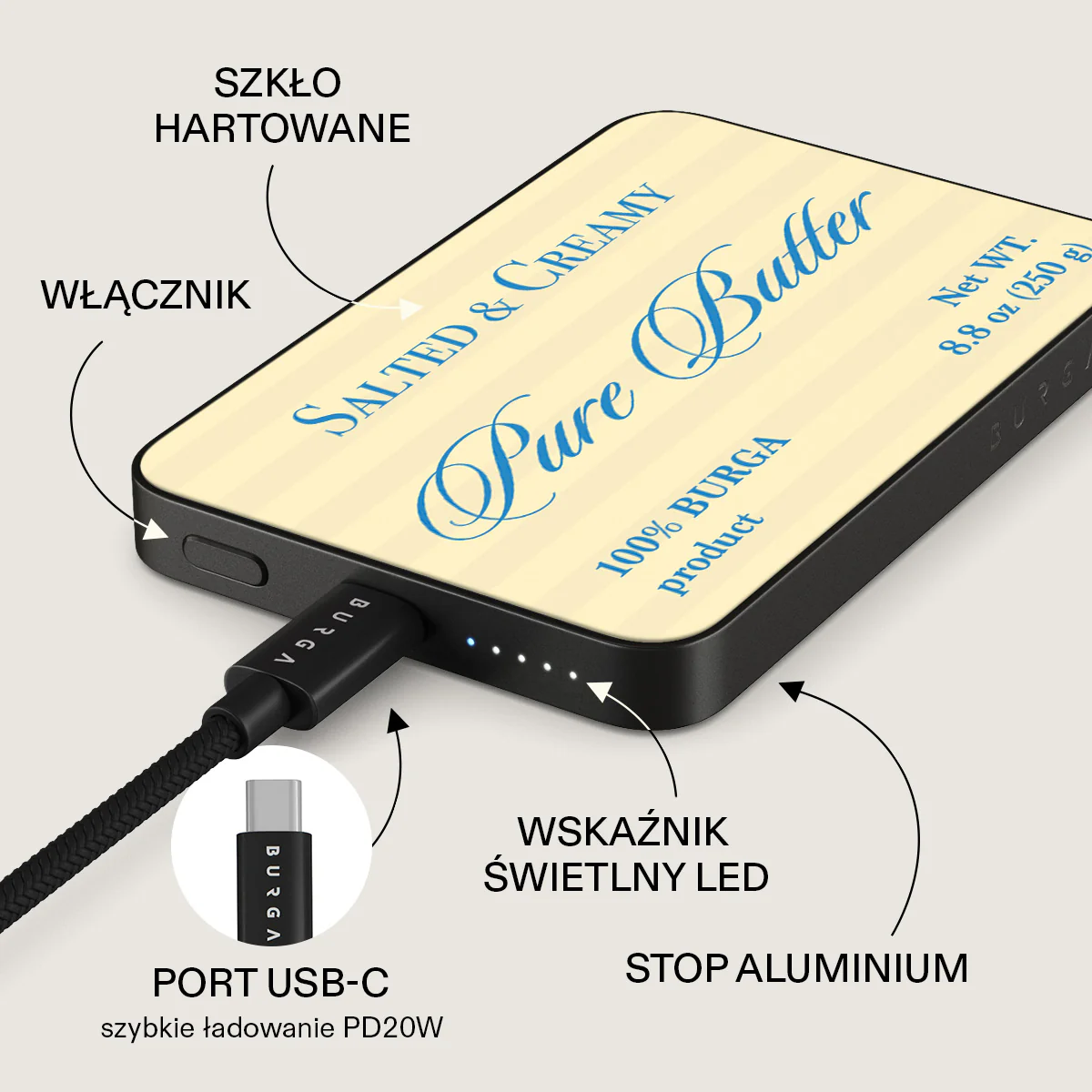 Pure Butter - Magnetyczny power bank - Image 5