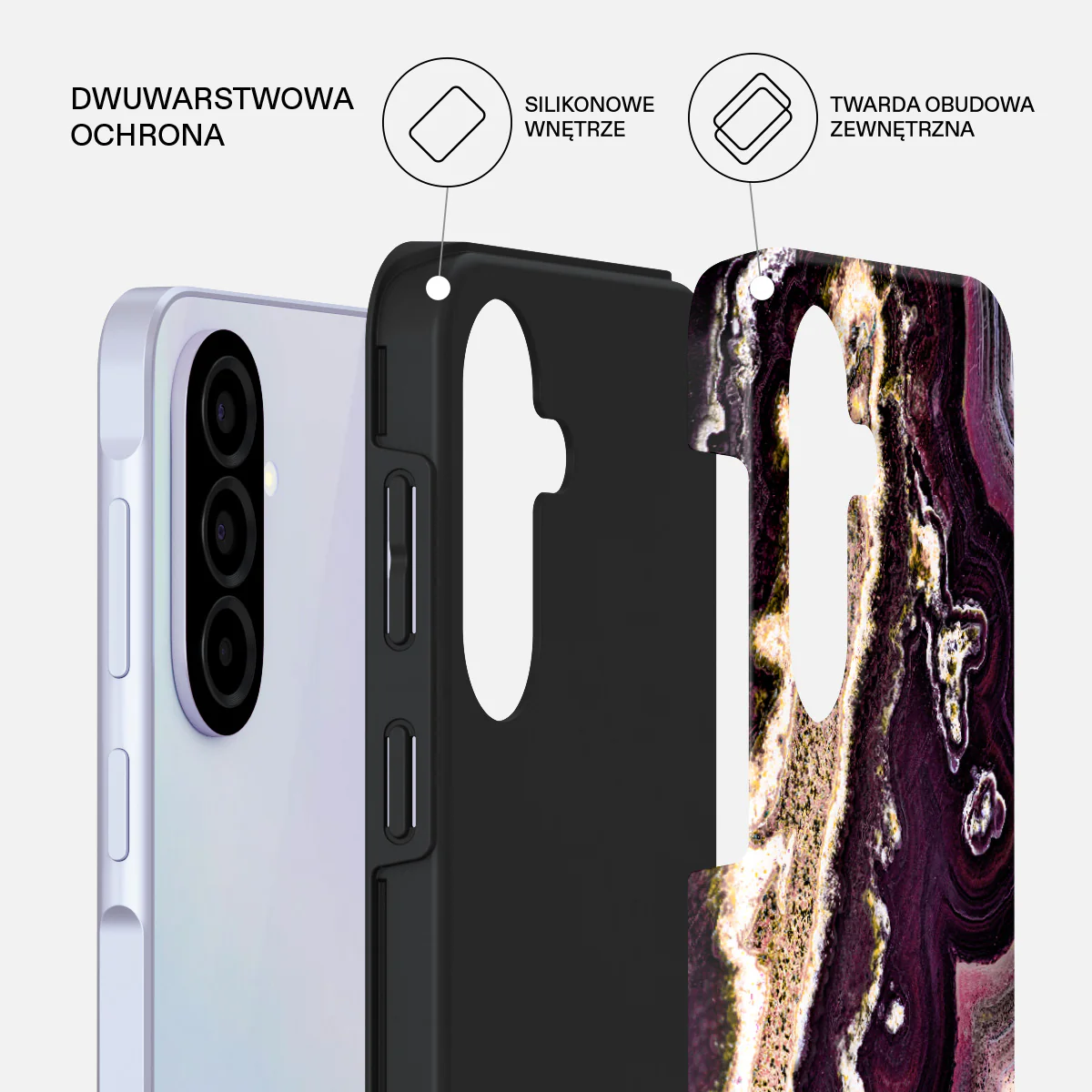 Purple Skies - Samsung Galaxy A37 5G Etui - Image 2