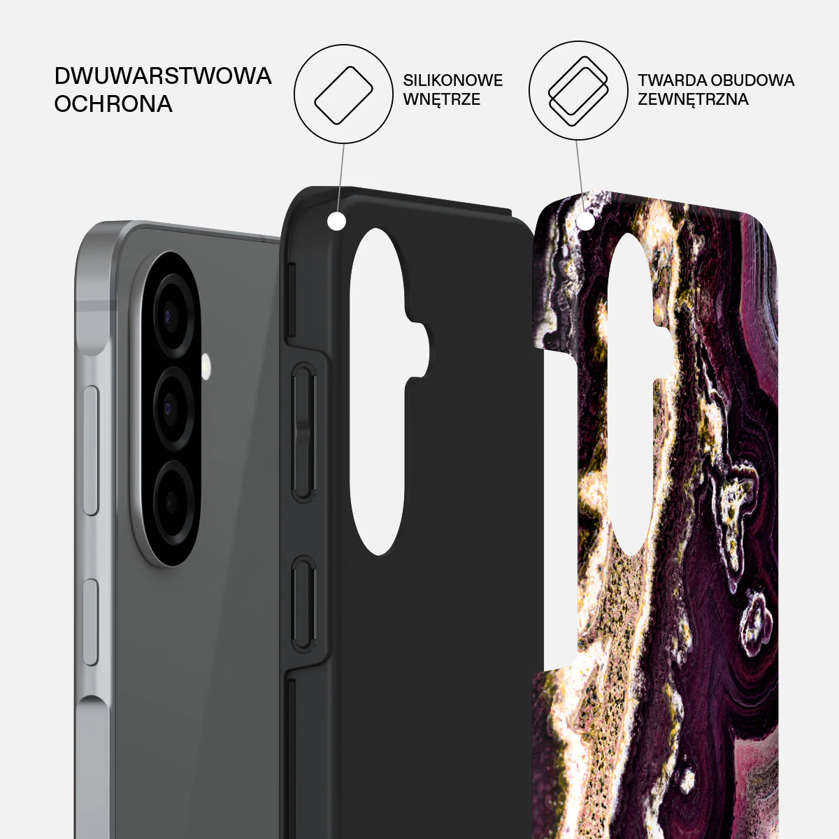 Purple Skies - Samsung Galaxy A57 5G Etui - Image 2