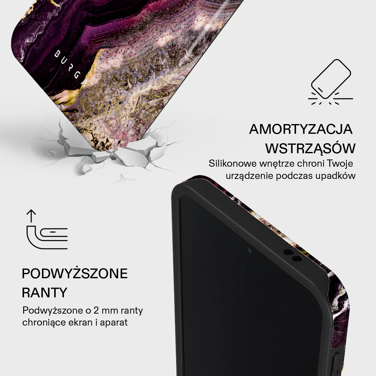 Purple Skies - Samsung Galaxy A57 5G Etui - Image 4