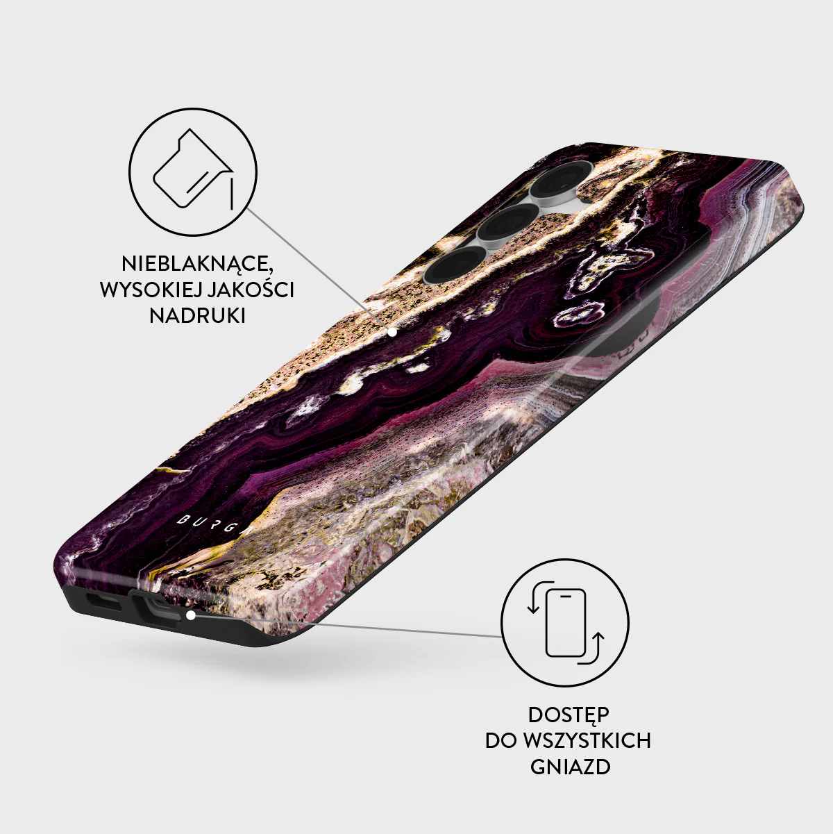 Purple Skies - Samsung Galaxy S25 FE Etui - Image 3