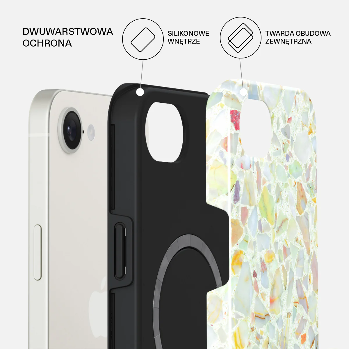 Rainbow Crush - iPhone 17e Etui - Image 2