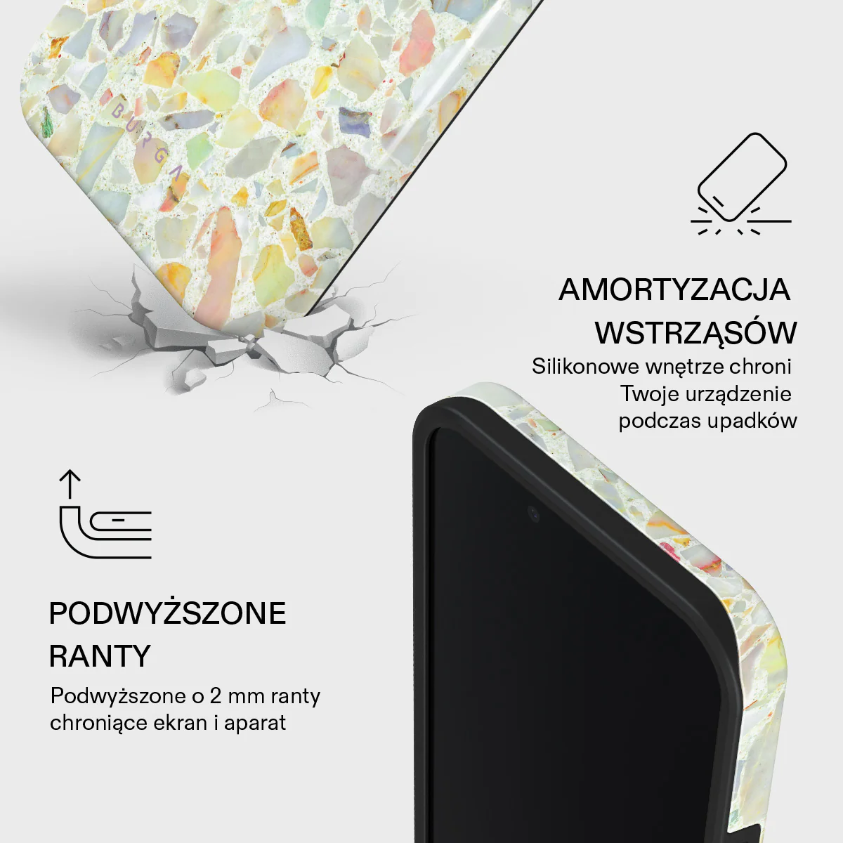 Rainbow Crush - iPhone 17e Etui - Image 4