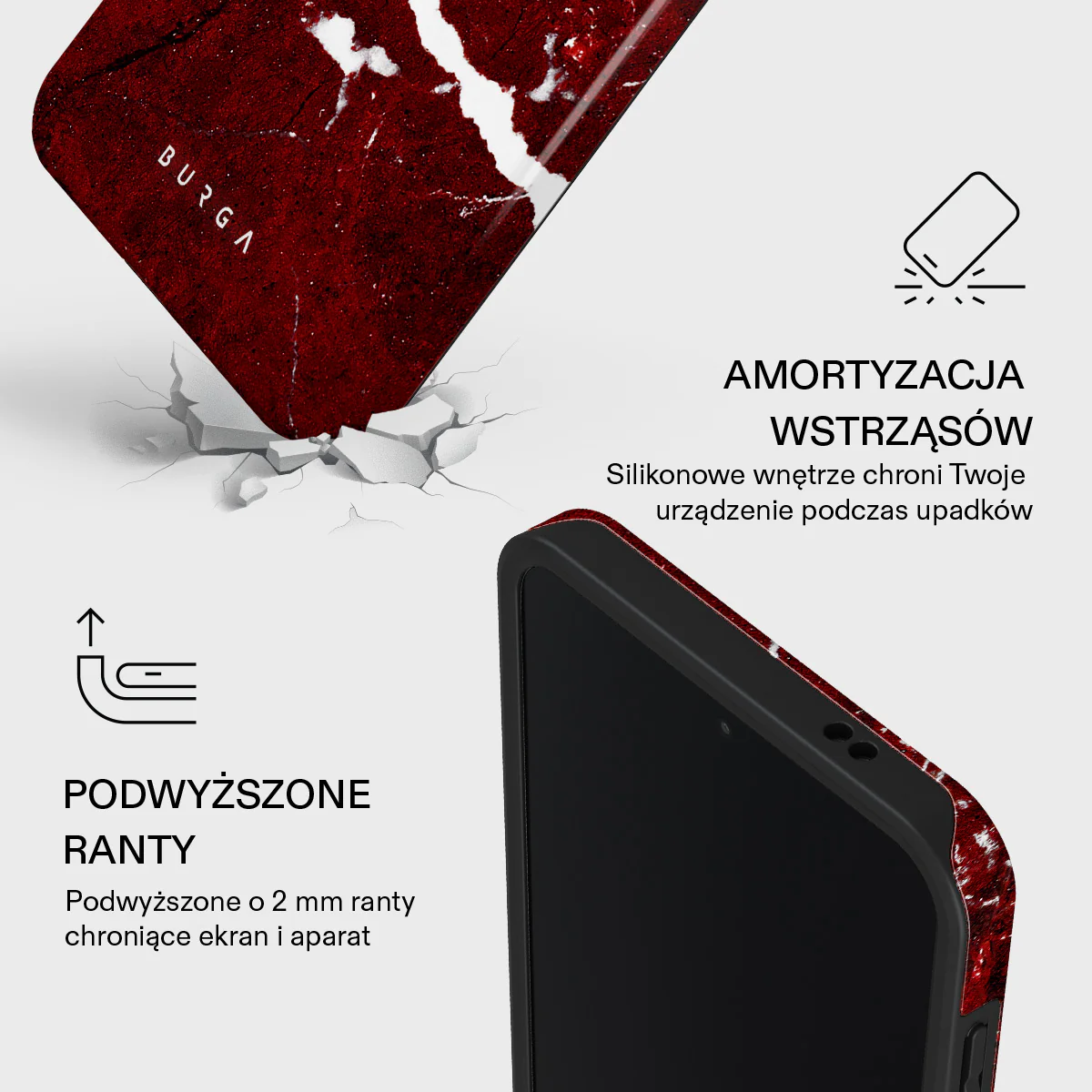 Iconic Red Ruby - Samsung Galaxy A57 5G Etui - Image 4