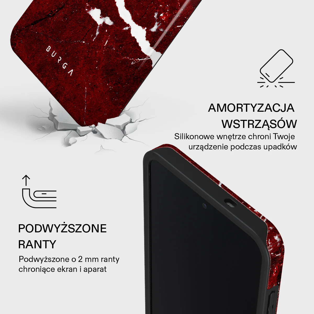 Iconic Red Ruby - Samsung Galaxy S25 FE Etui - Image 4