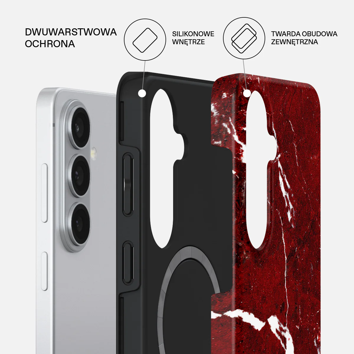 Iconic Red Ruby - Samsung Galaxy S26 Etui - Image 2