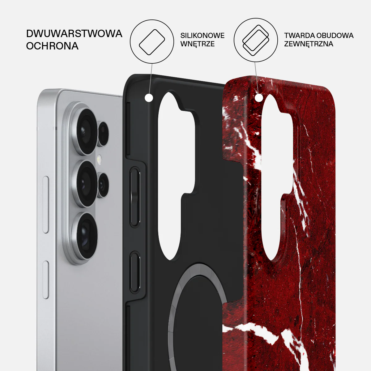 Iconic Red Ruby - Samsung Galaxy S26 Ultra Etui - Image 2