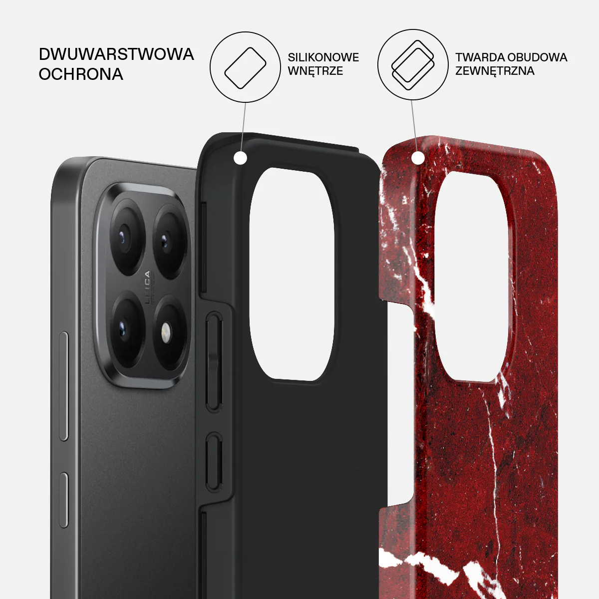 Iconic Red Ruby - Xiaomi 15T Etui - Image 2