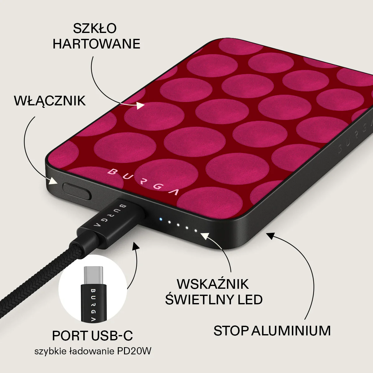 Reset Button - Magnetyczny power bank - Image 5