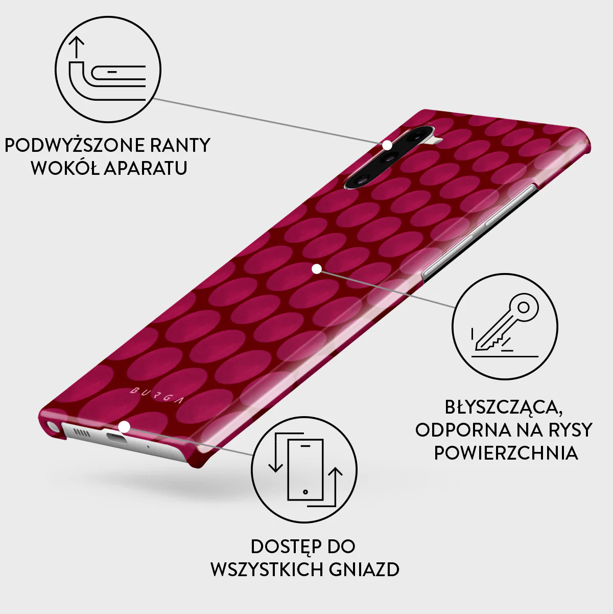 Reset Button - Samsung Galaxy Note 10 Etui - Image 3