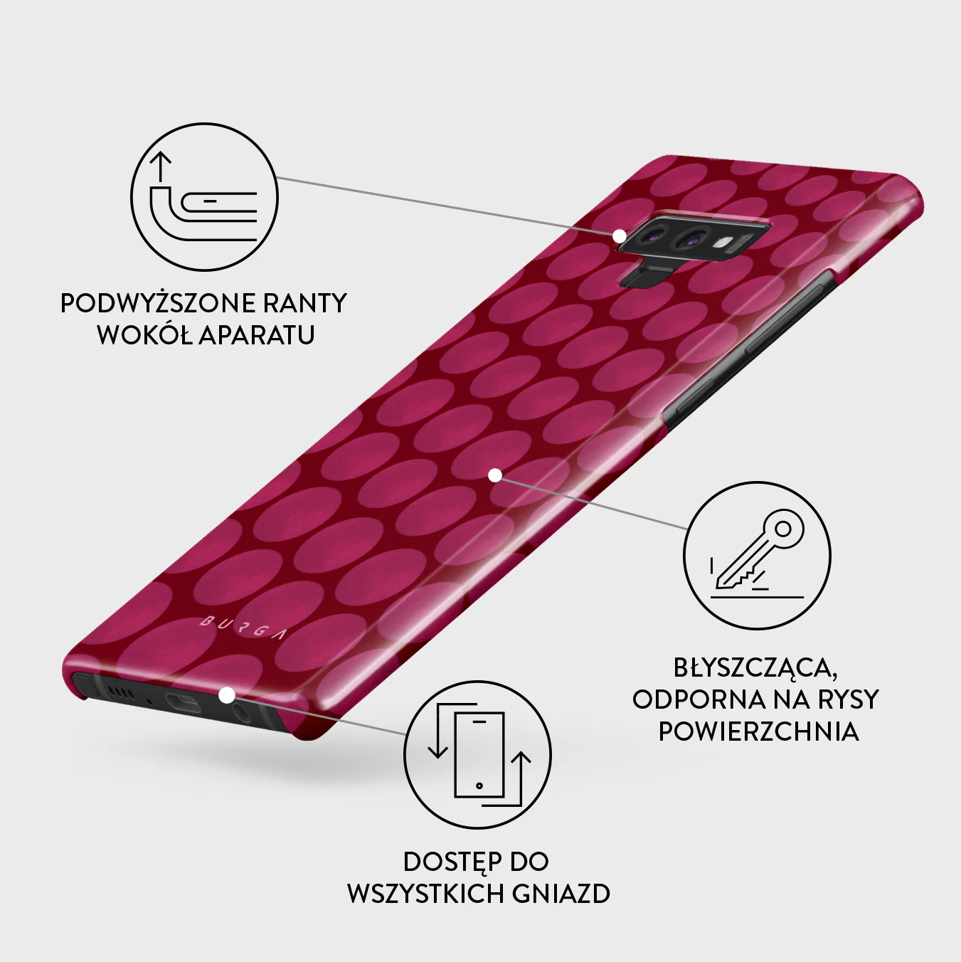 Reset Button - Samsung Galaxy Note 9 Etui - Image 3