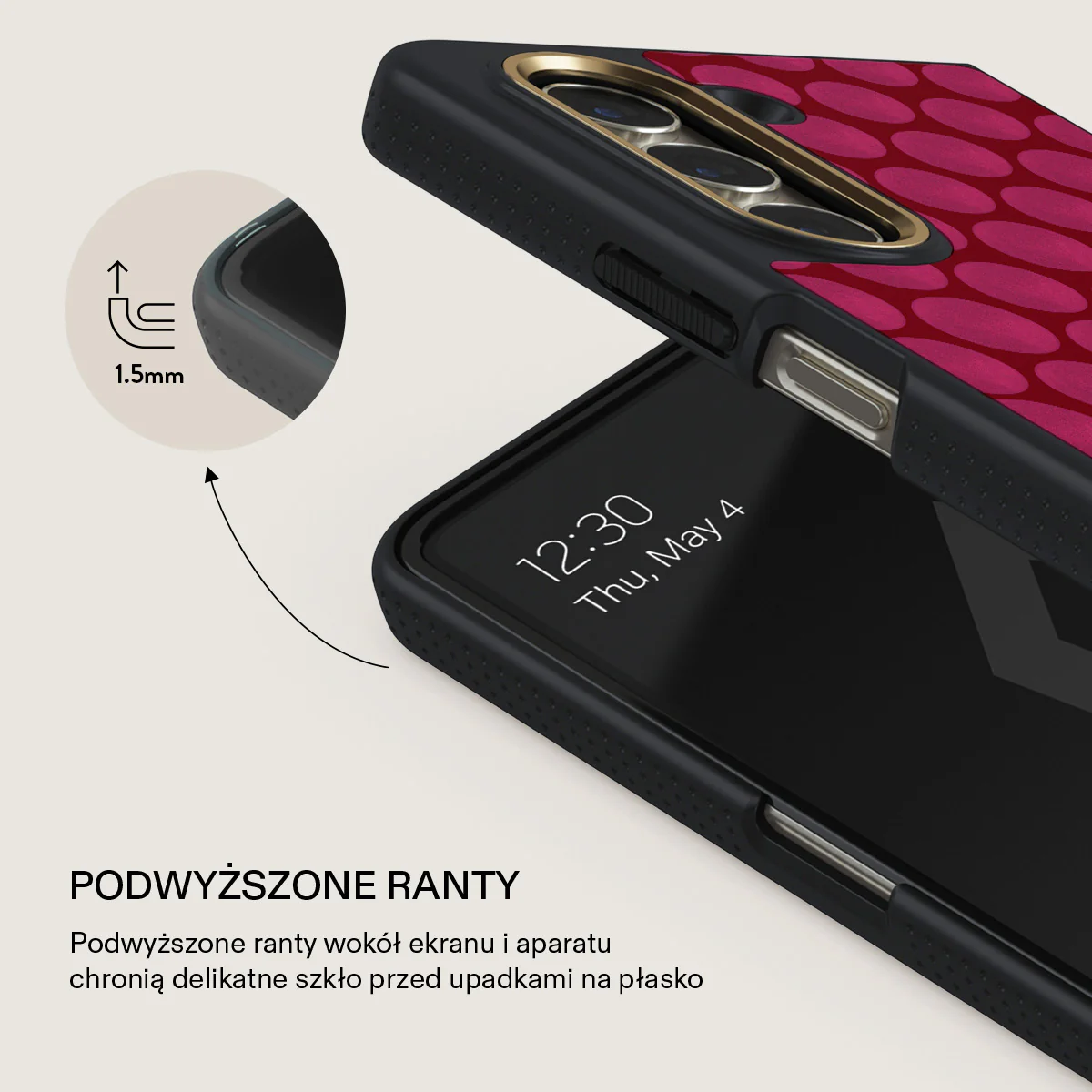 Reset Button - Samsung Galaxy Z Fold 5 Etui - Image 4