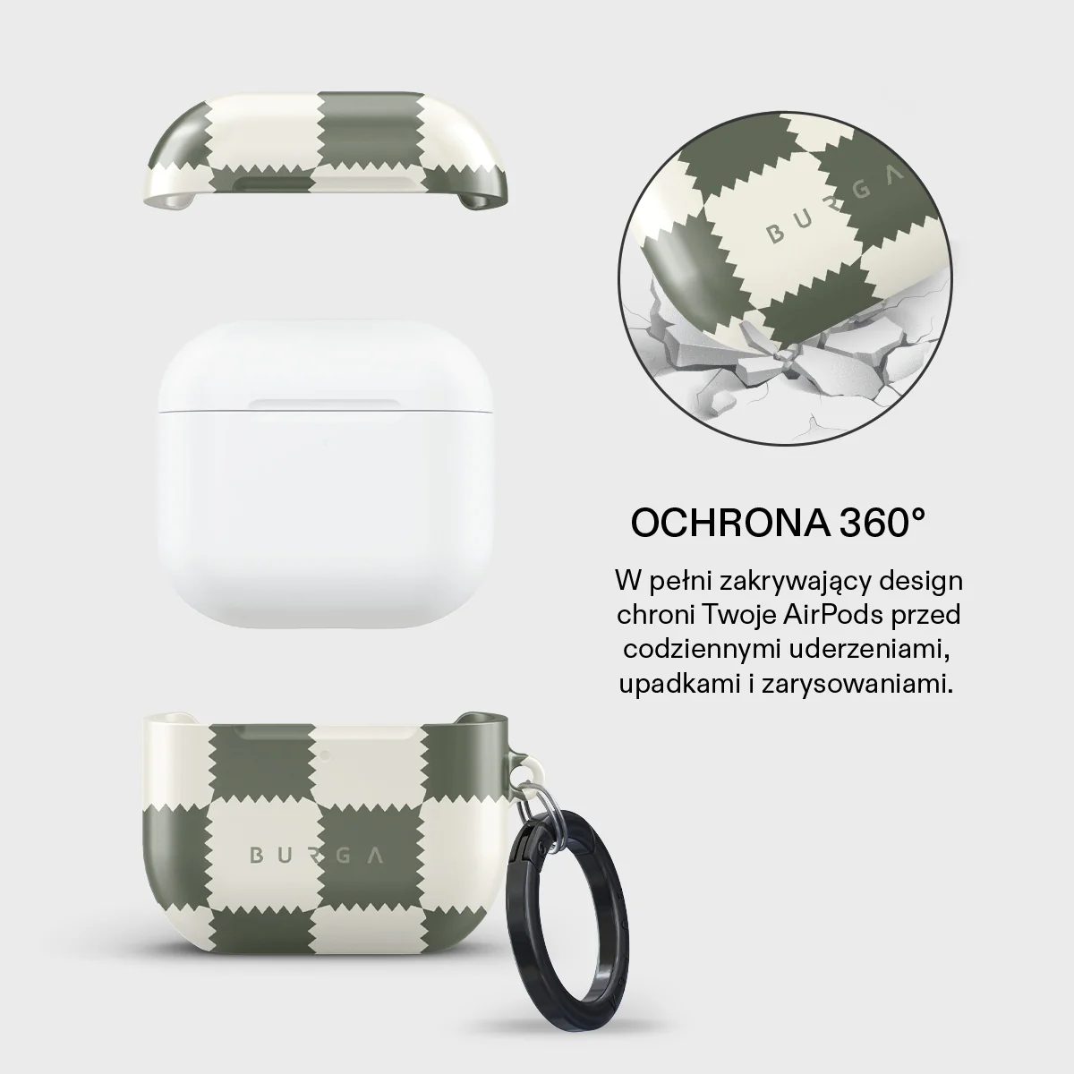 Retro Grid - Etui AirPods 4 - Image 2