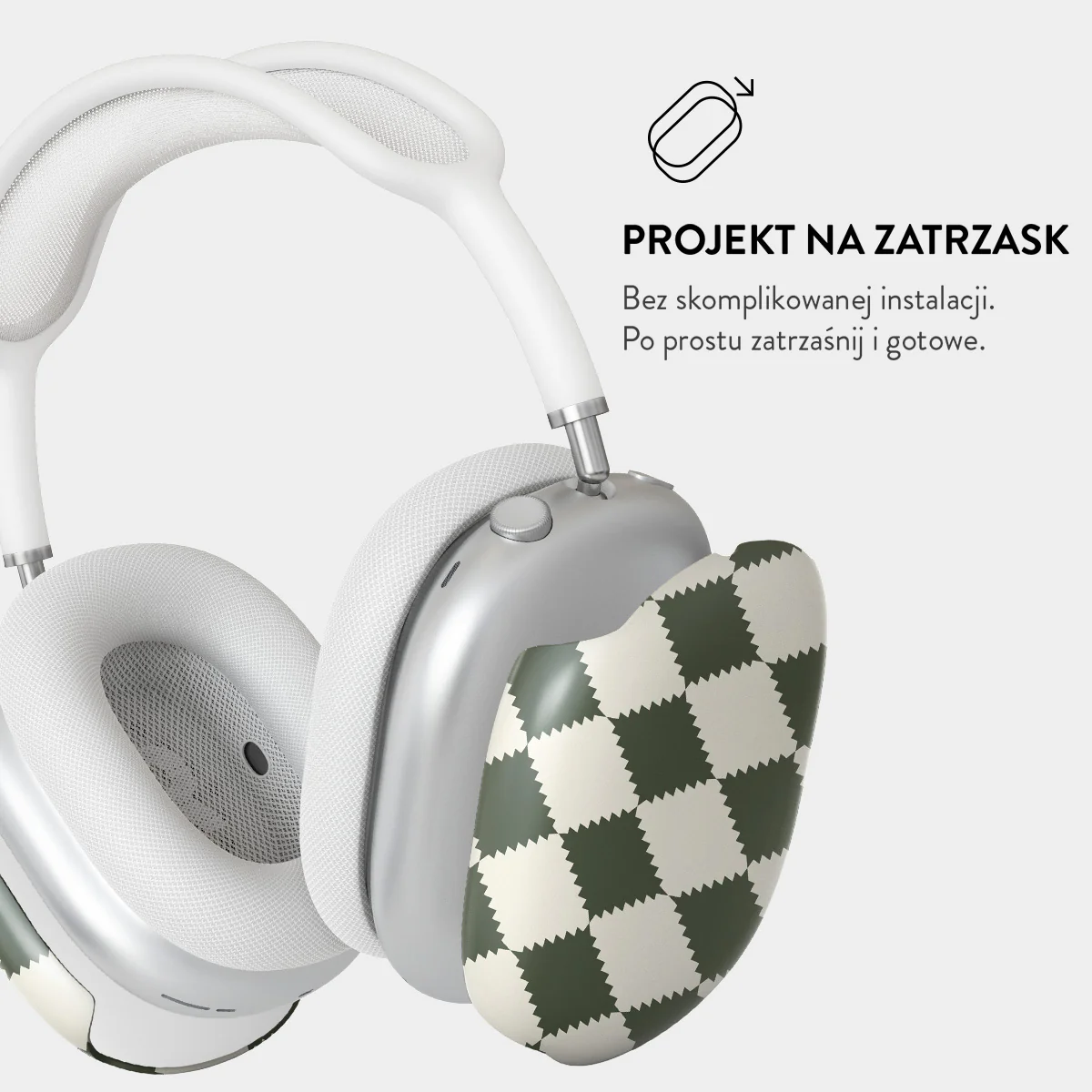 Retro Grid - Etui AirPods Max - Image 3
