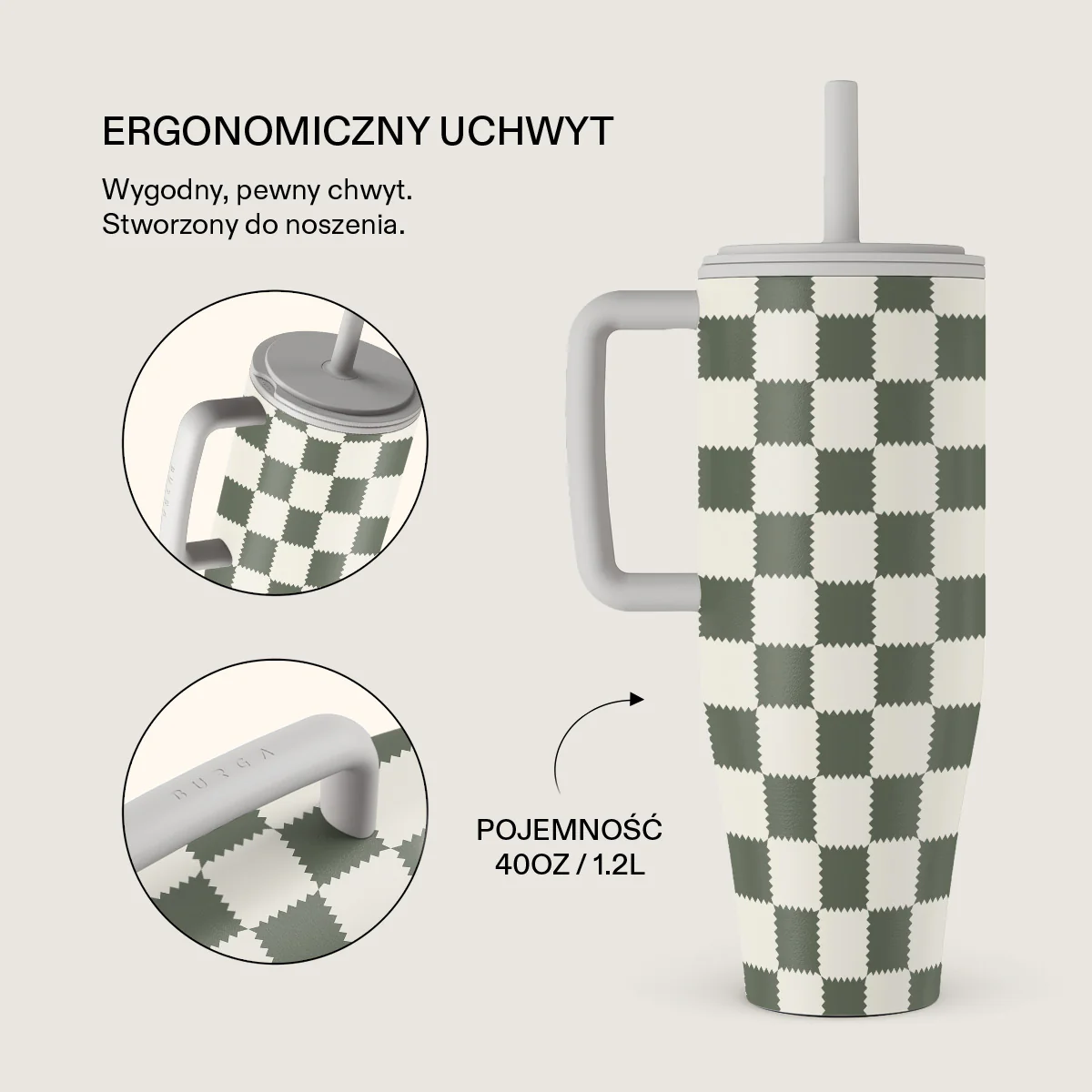 Retro Grid - All Day Leakproof Tumbler - Image 2