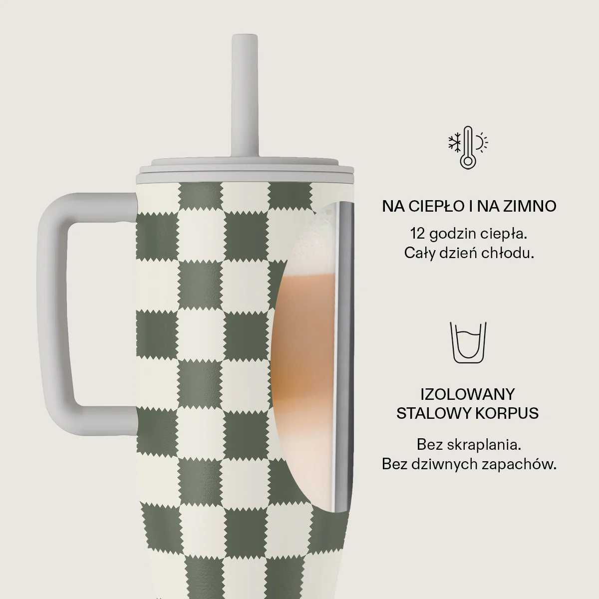 Retro Grid - All Day Leakproof Tumbler - Image 5
