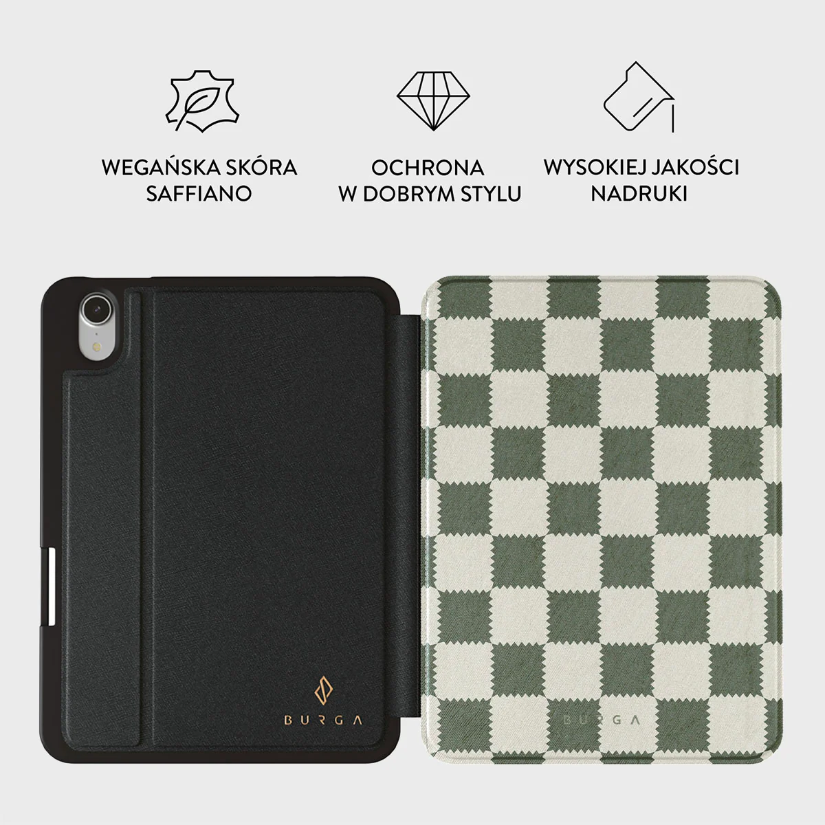 Retro Grid - Etui na iPad Mini 8.3 (A17 Pro/6 generacji) - Image 2