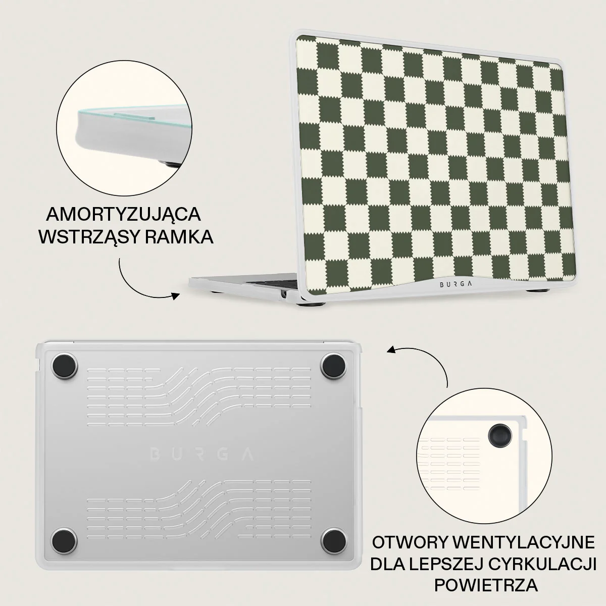 Retro Grid - Etui do MacBooka - Image 6