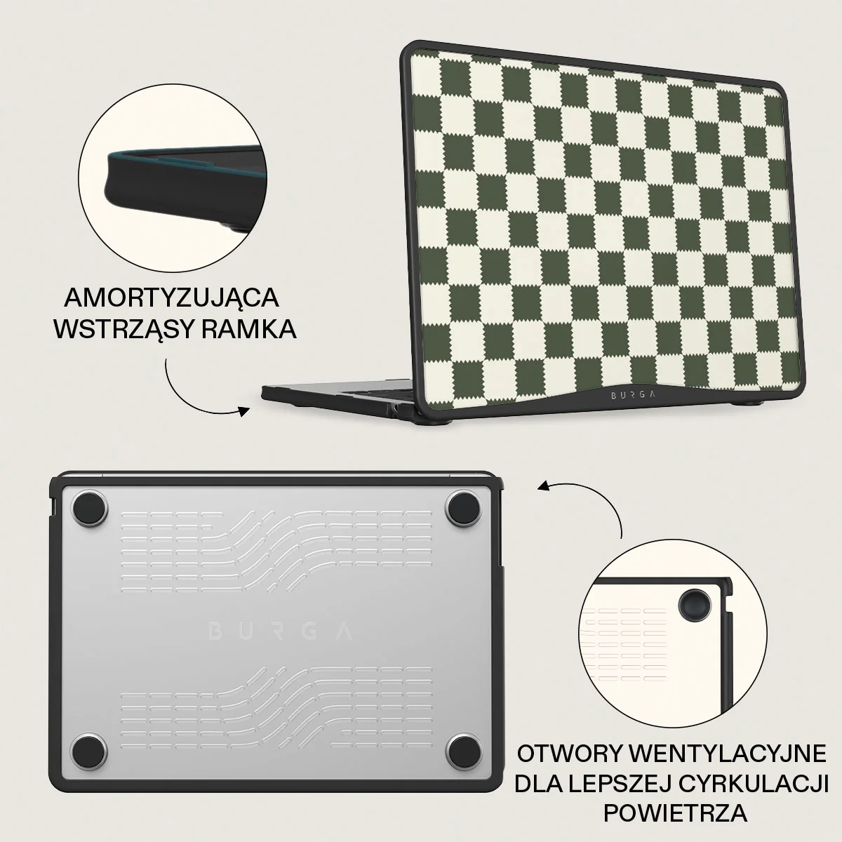 Retro Grid - Etui do MacBooka - Image 7