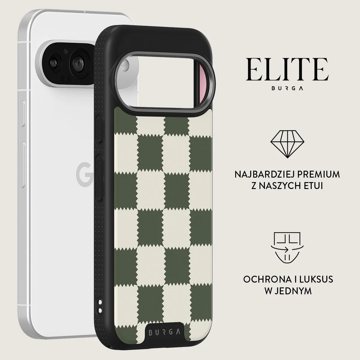 Retro Grid - Google Pixel 10 Pro Etui - Image 13