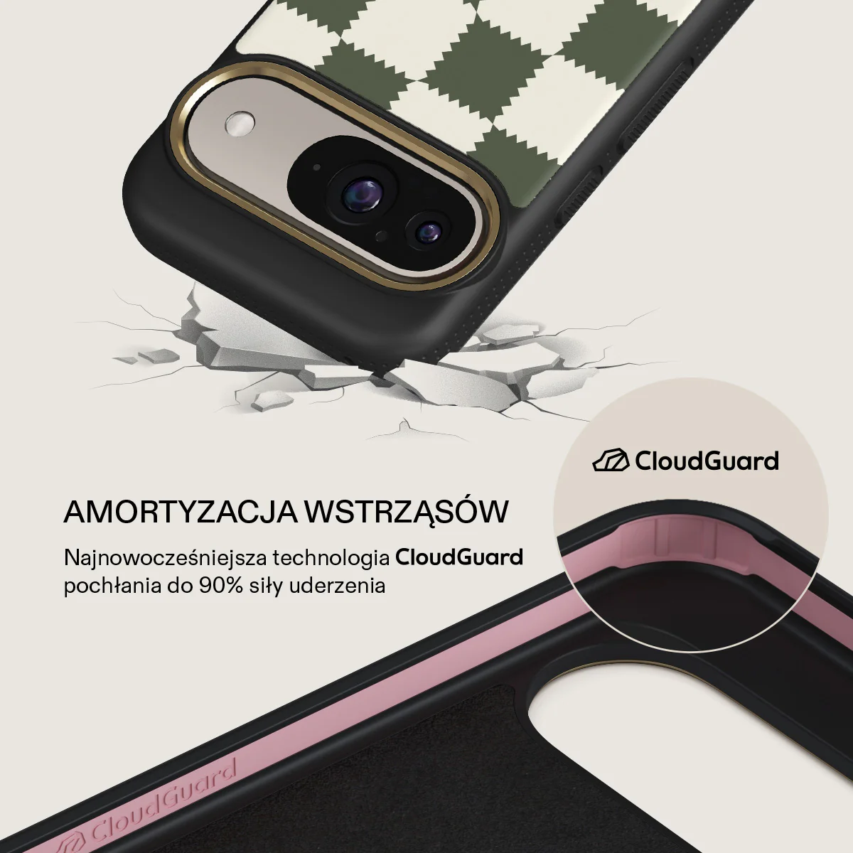 Retro Grid - Google Pixel 10 Pro XL Etui - Image 7