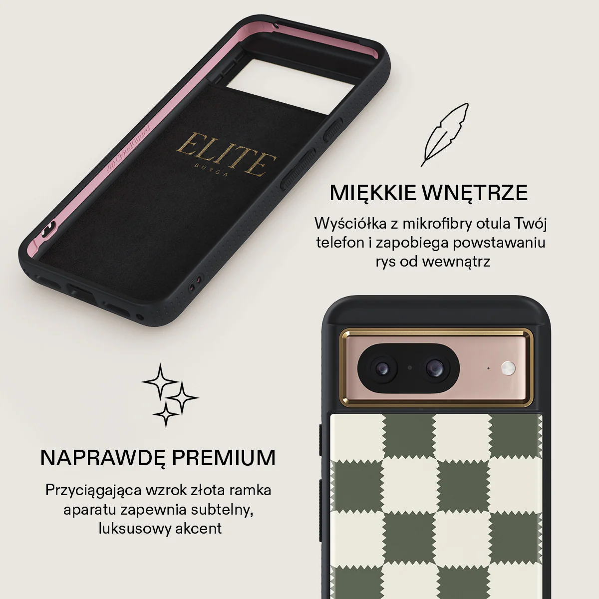 Retro Grid - Google Pixel 8 Etui - Image 10