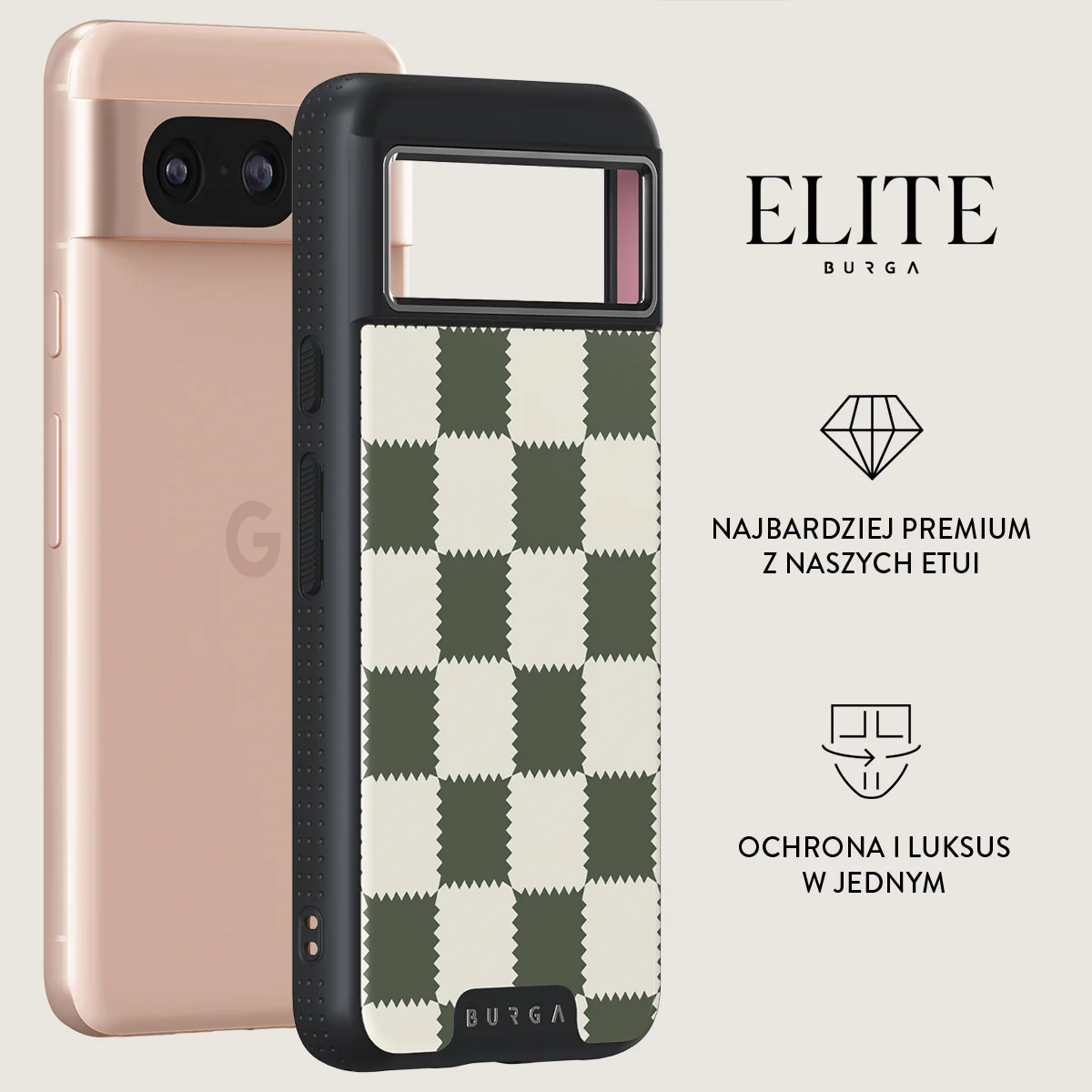 Retro Grid - Google Pixel 8 Etui - Image 13