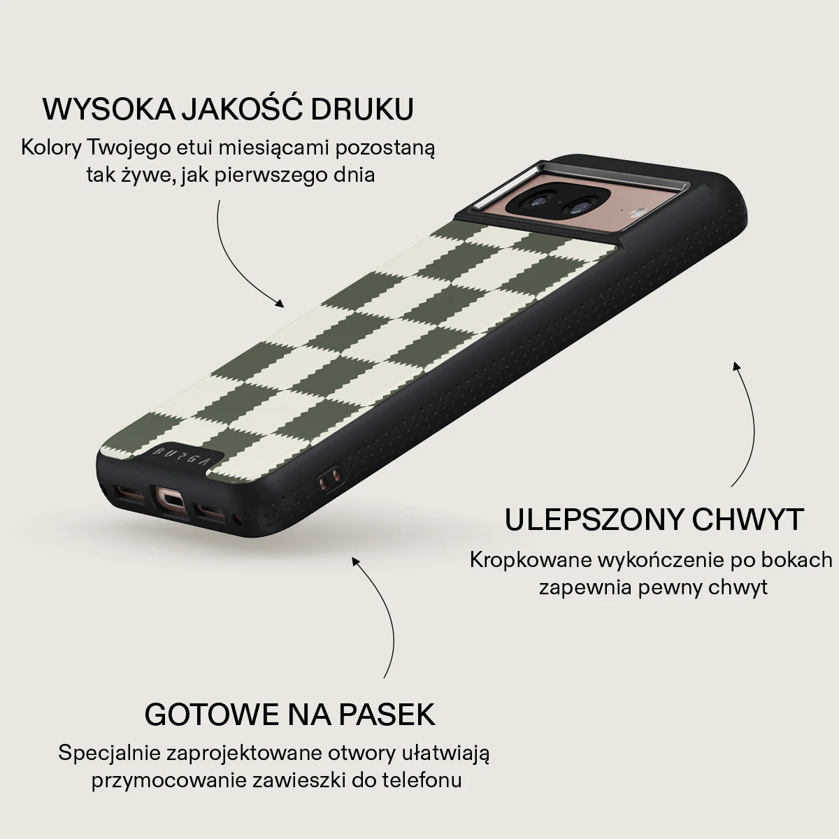 Retro Grid - Google Pixel 8 Etui - Image 16