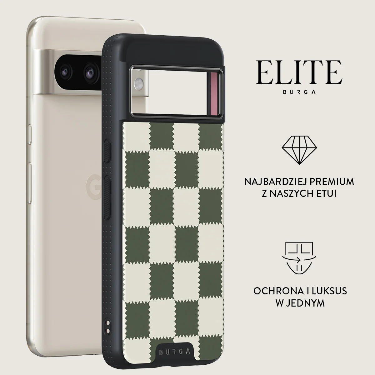 Retro Grid - Google Pixel 8 Pro Etui - Image 13