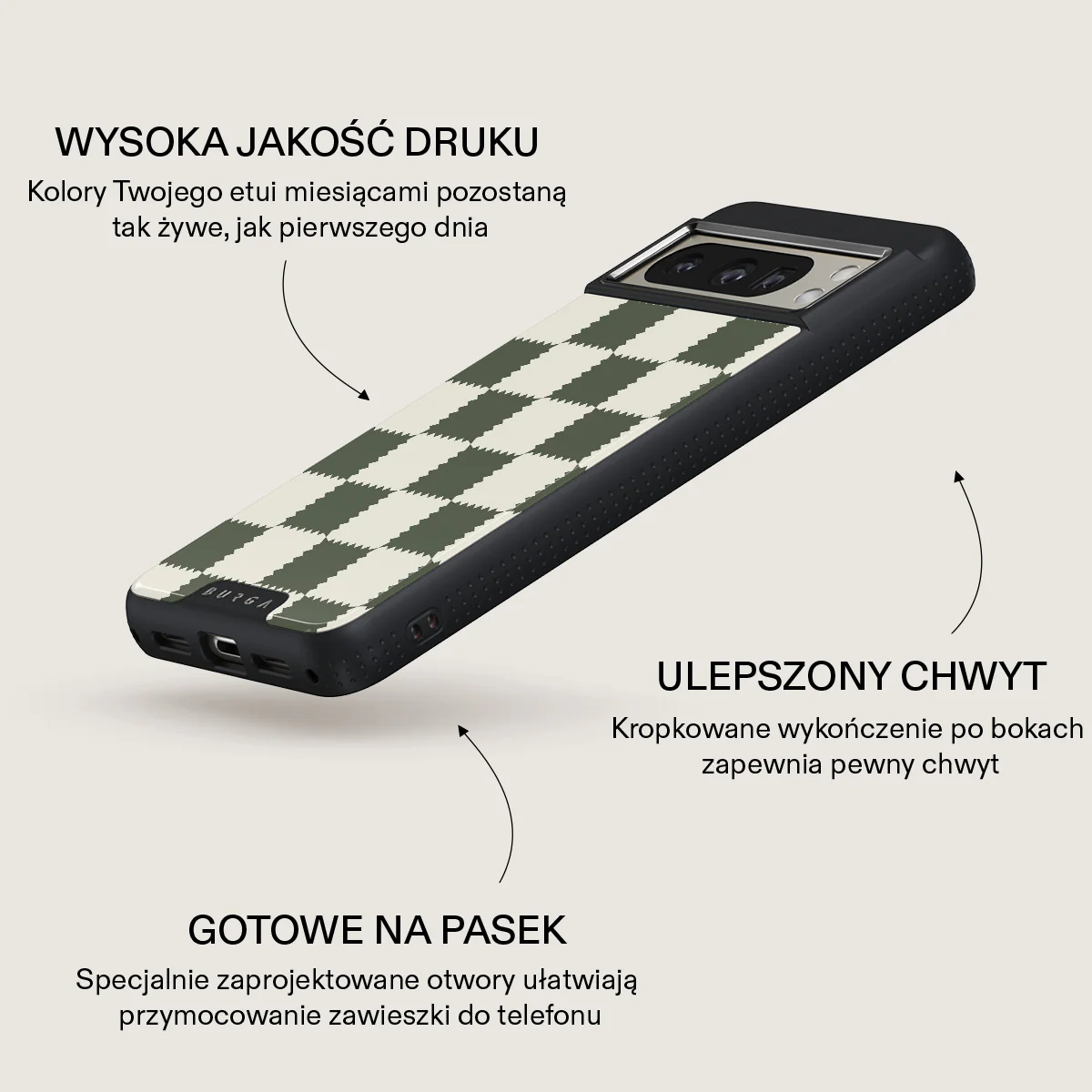 Retro Grid - Google Pixel 8 Pro Etui - Image 16