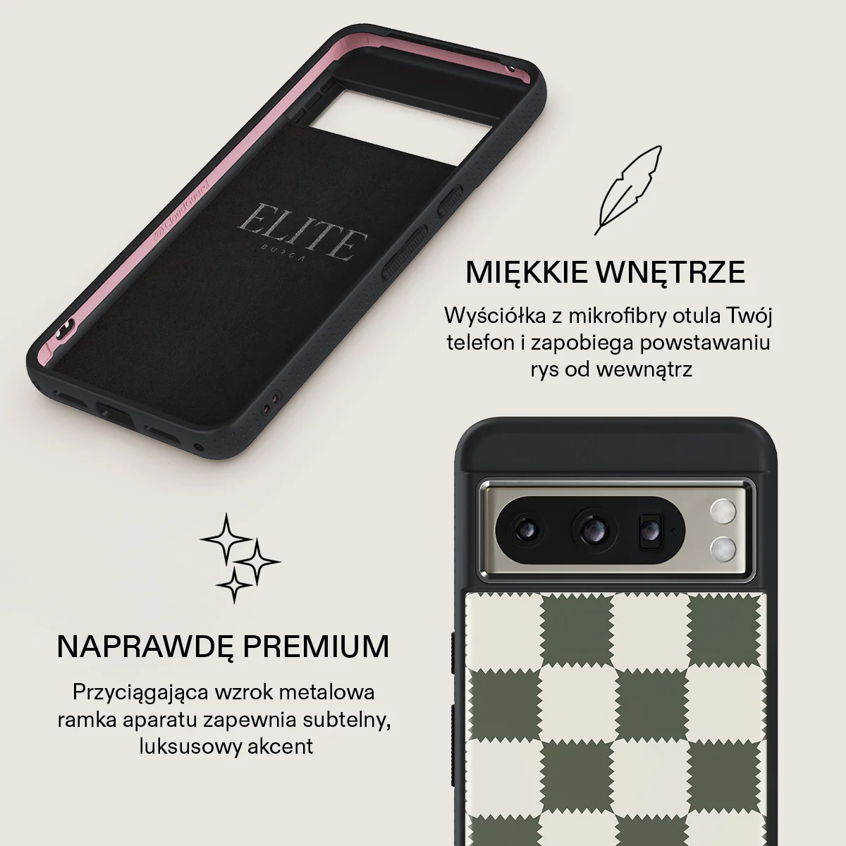 Retro Grid - Google Pixel 8 Pro Etui - Image 17
