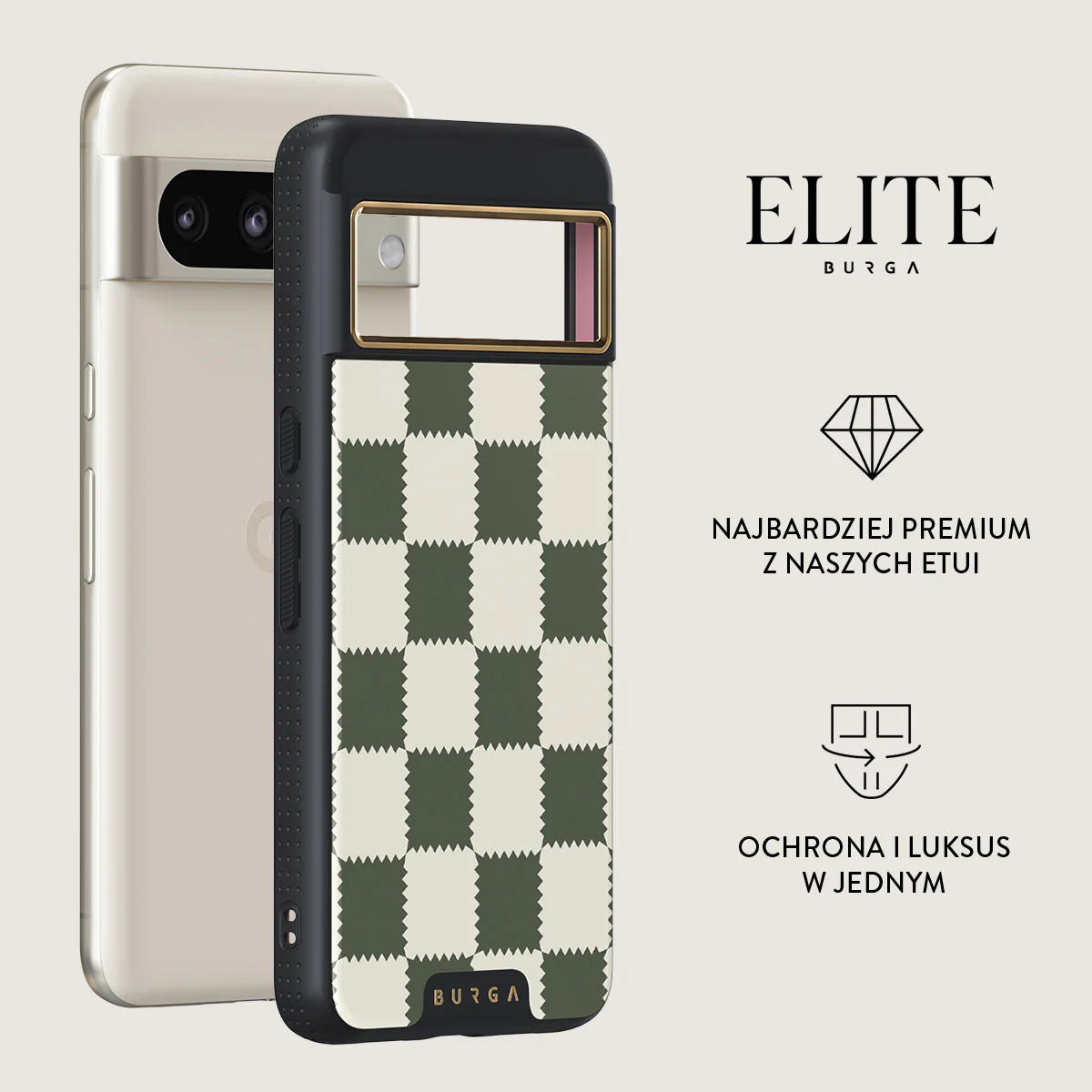 Retro Grid - Google Pixel 8 Pro Etui - Image 6