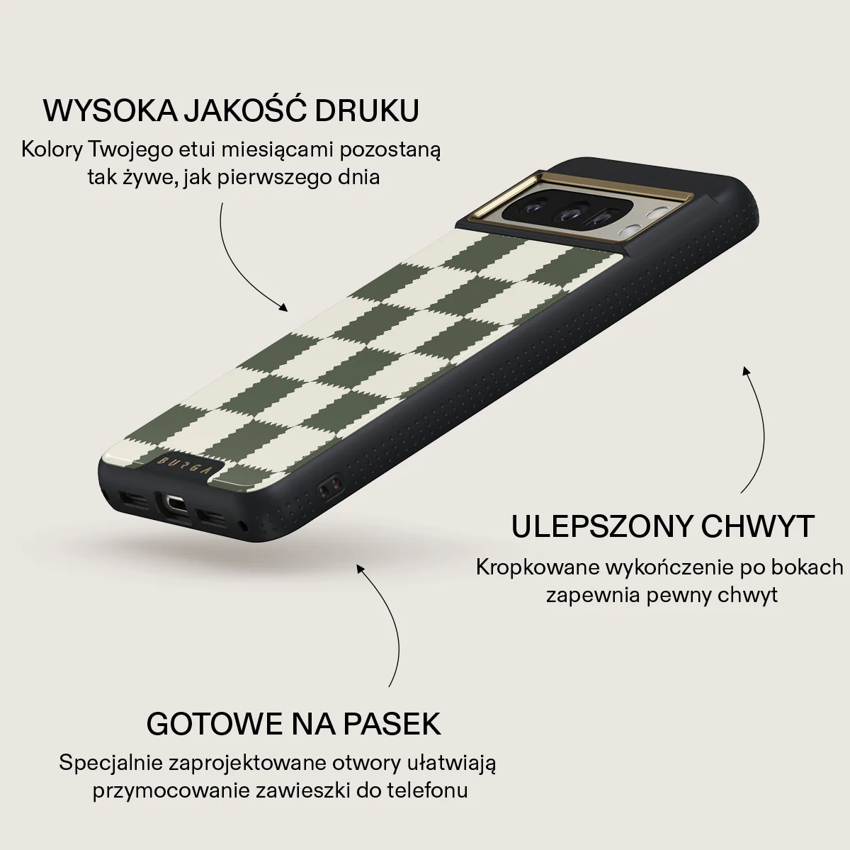 Retro Grid - Google Pixel 8 Pro Etui - Image 9