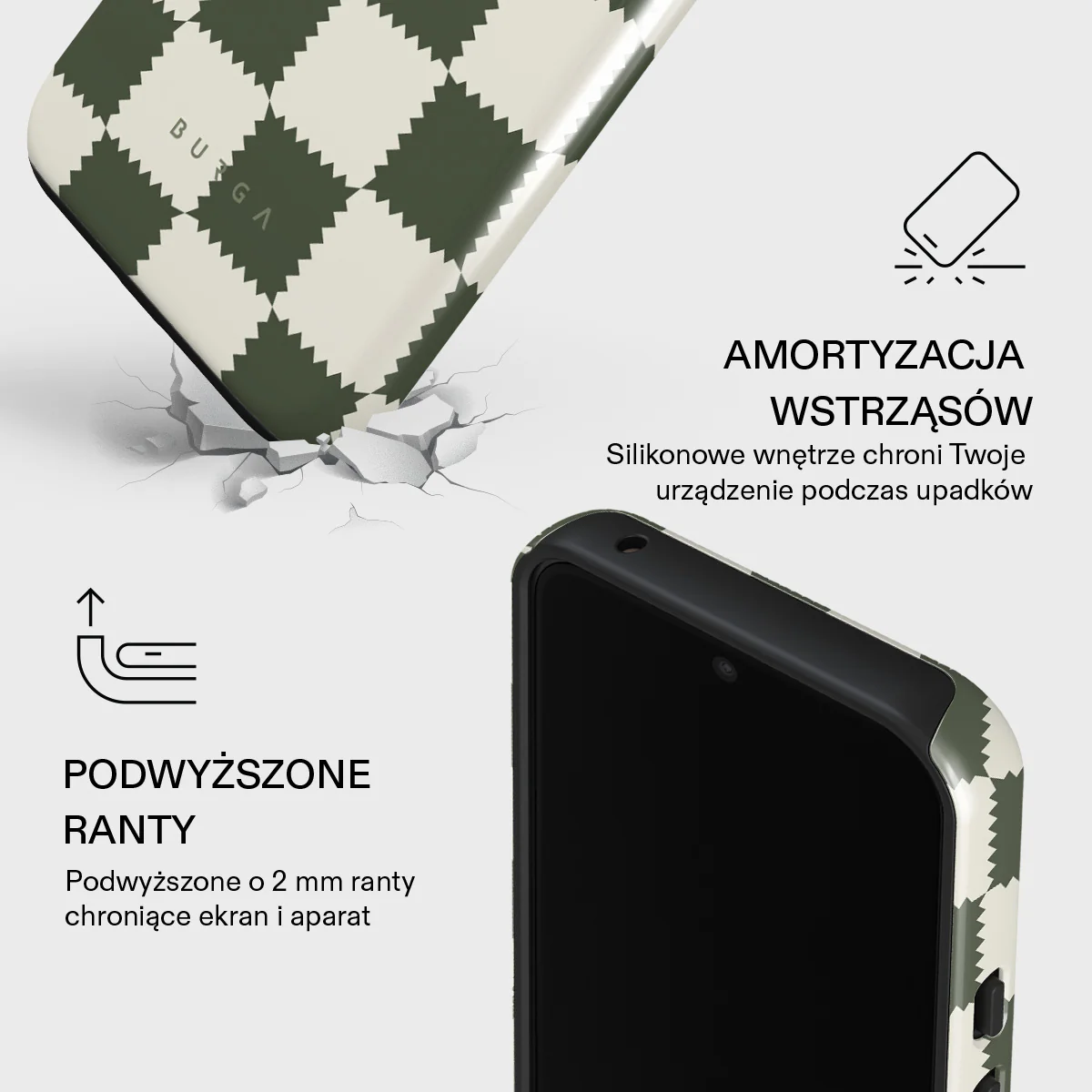Retro Grid - Google Pixel 8a Etui - Image 4