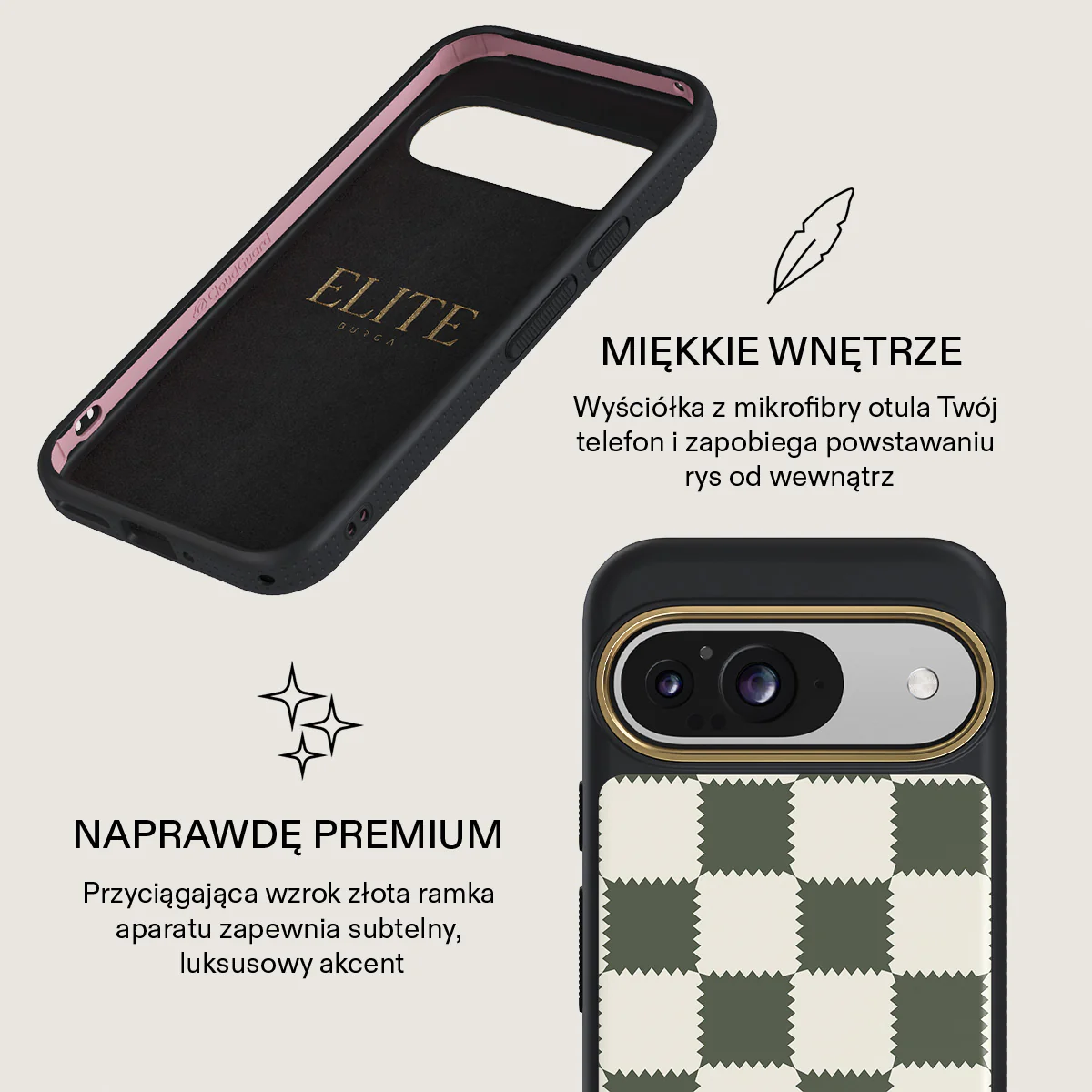 Retro Grid - Google Pixel 9 Etui - Image 10