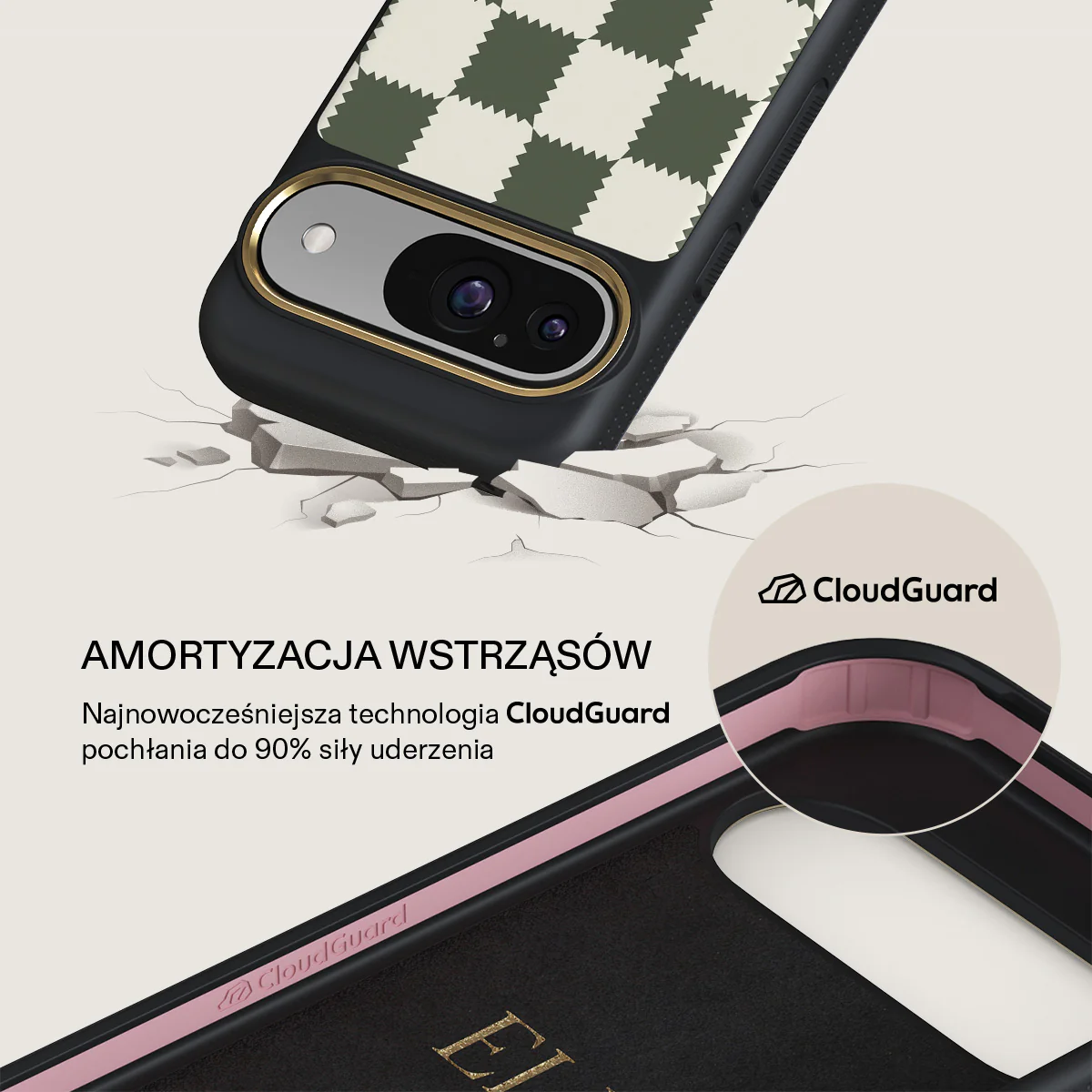 Retro Grid - Google Pixel 9 Etui - Image 7