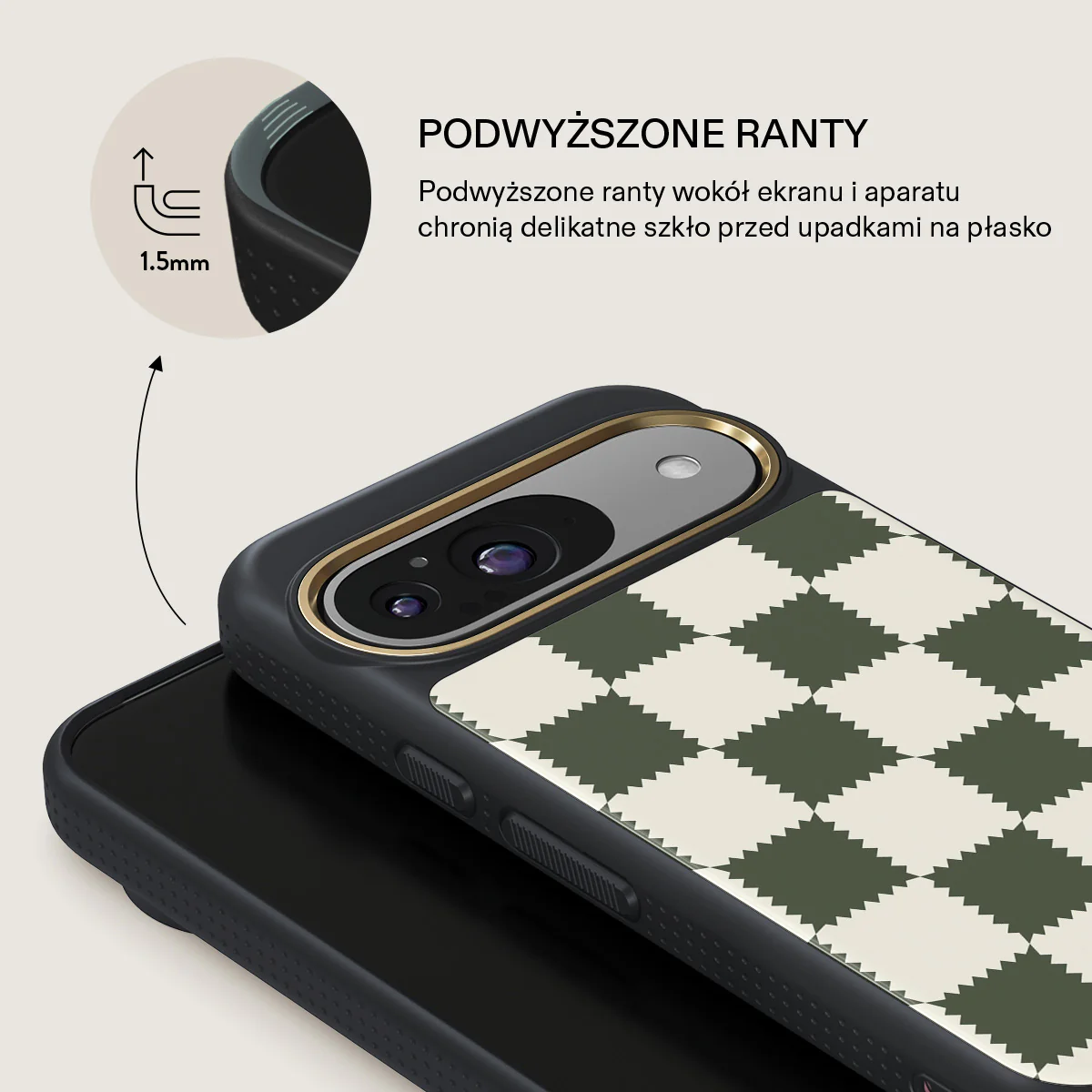 Retro Grid - Google Pixel 9 Etui - Image 8