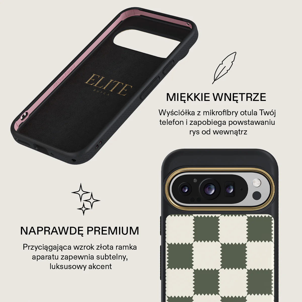 Retro Grid - Google Pixel 9 Pro Etui - Image 10