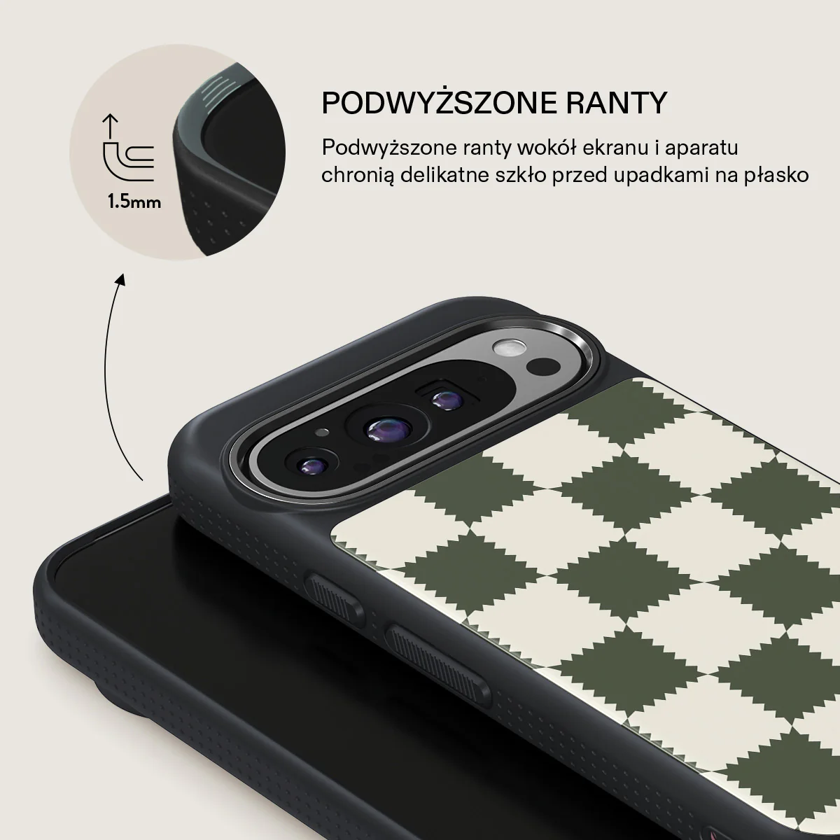 Retro Grid - Google Pixel 9 Pro XL Etui - Image 15