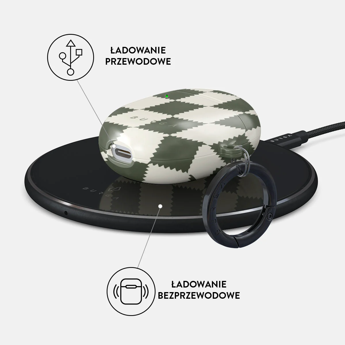 Retro Grid - Etui na Google Pixel Buds Pro - Image 3