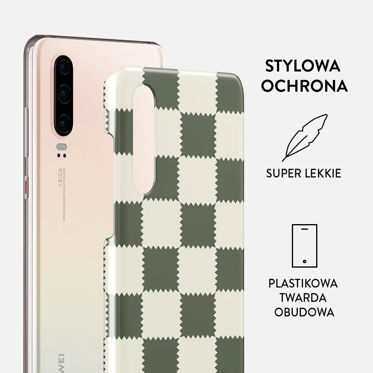 Retro Grid - Huawei P30 Etui - Image 2