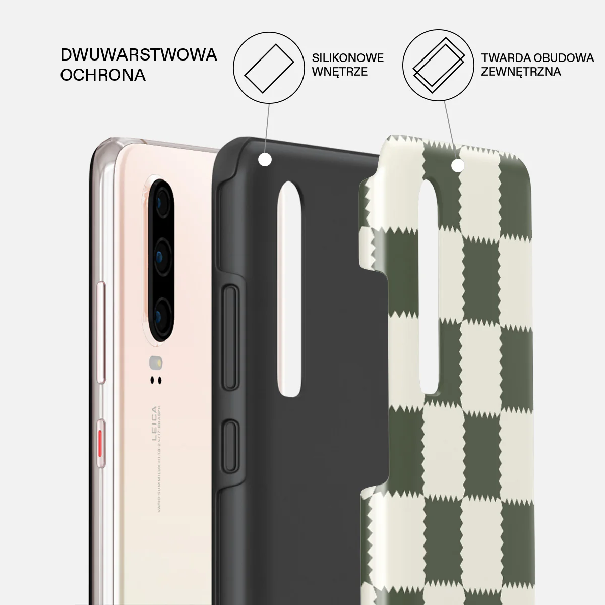 Retro Grid - Huawei P30 Etui - Image 6