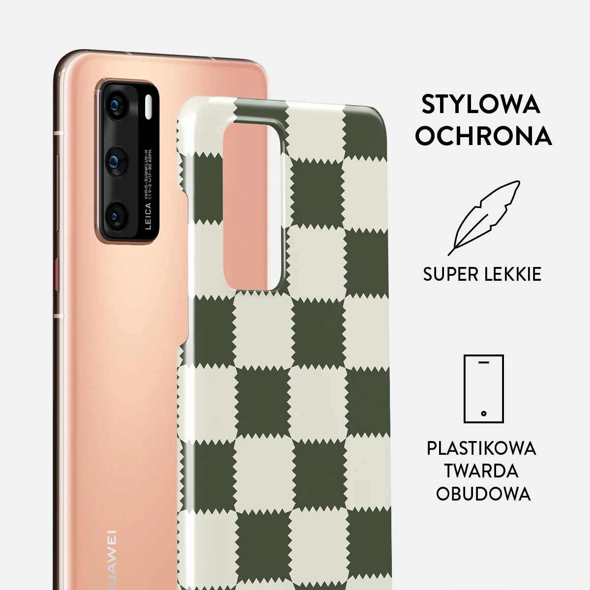 Retro Grid - Huawei P40 Etui - Image 2