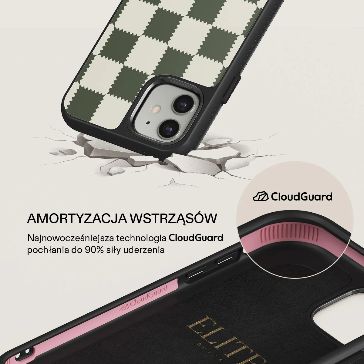 Retro Grid - iPhone 11 Etui - Image 14