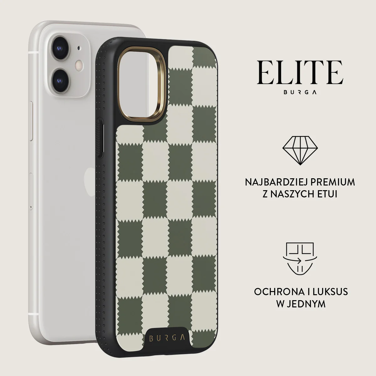 Retro Grid - iPhone 11 Etui - Image 6