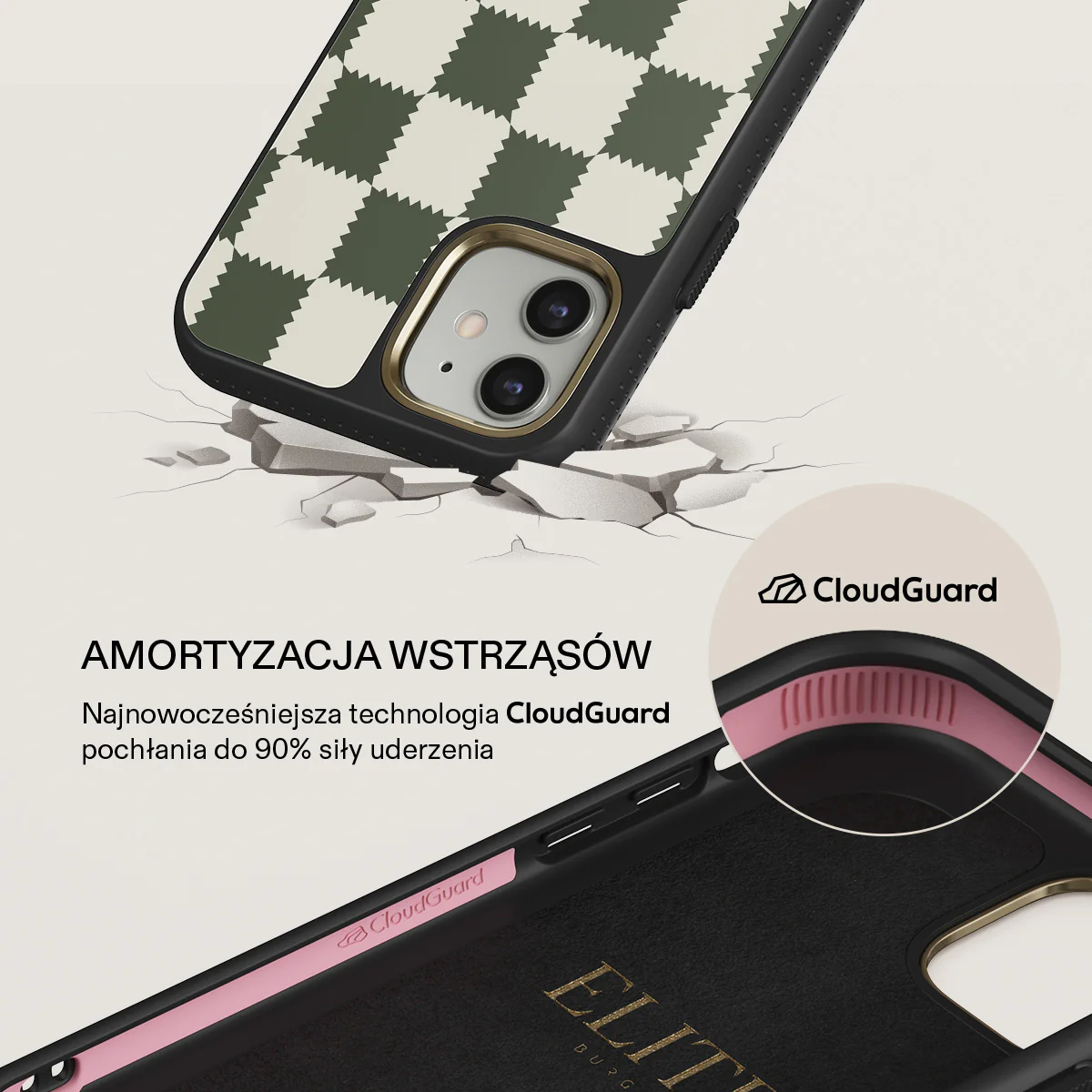 Retro Grid - iPhone 11 Etui - Image 7