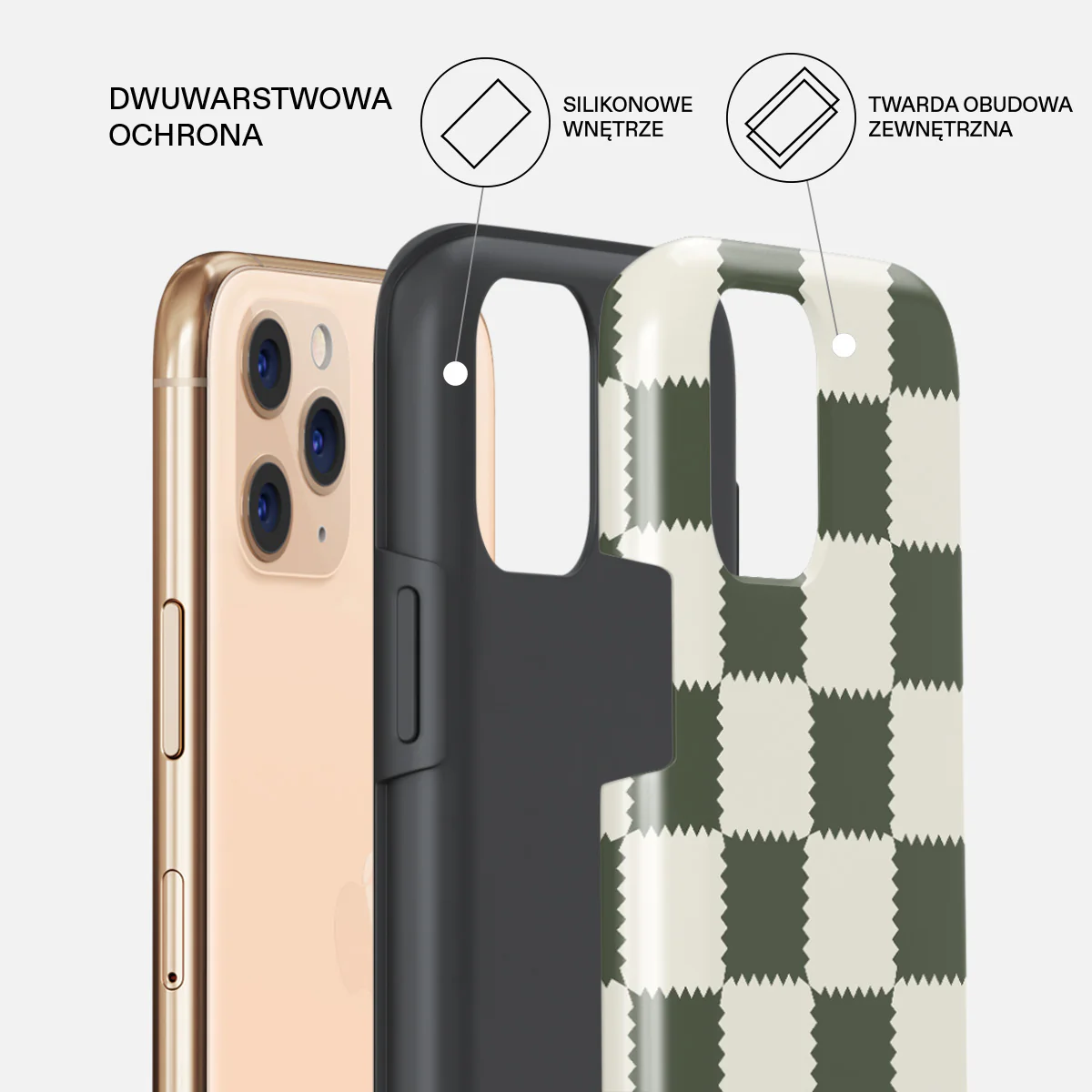 Retro Grid - iPhone 11 Pro Max Etui - Image 6