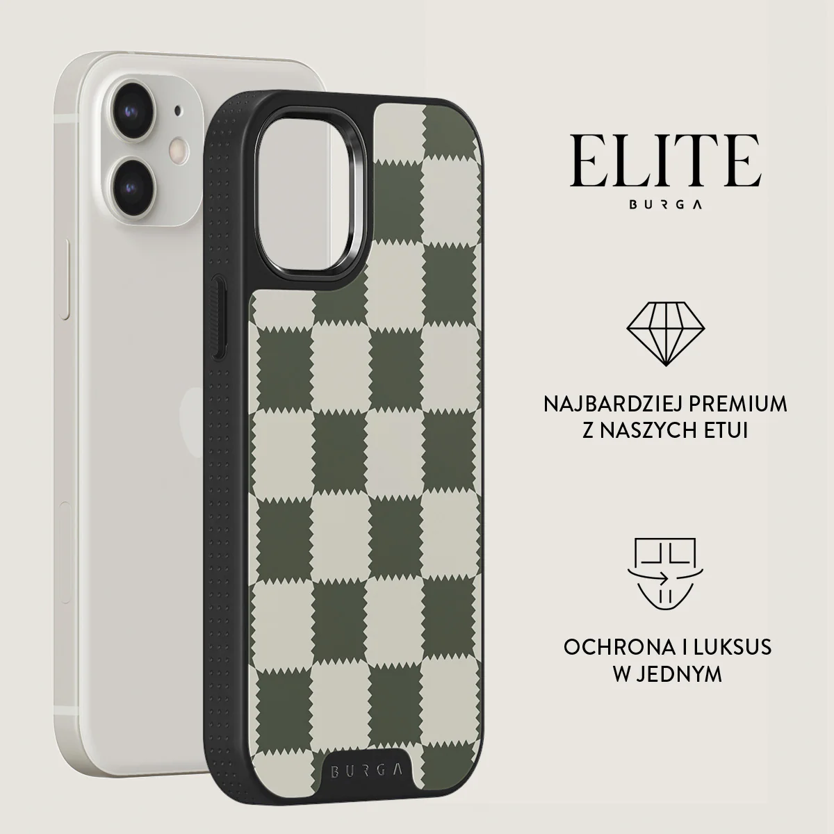Retro Grid - iPhone 12 Etui - Image 13