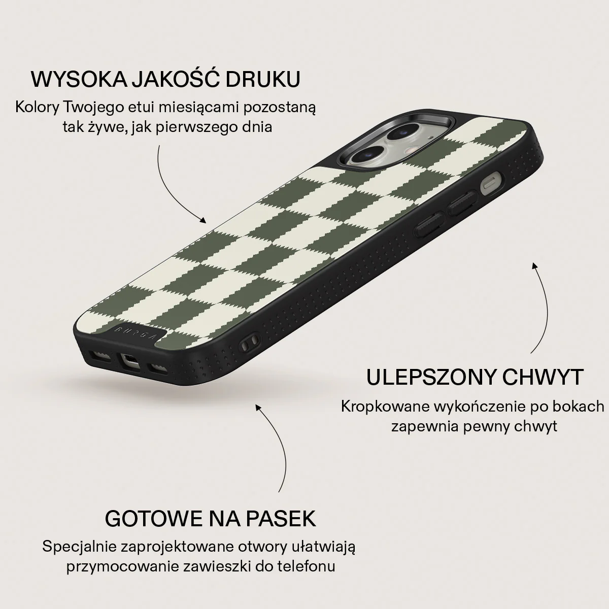Retro Grid - iPhone 12 Etui - Image 16